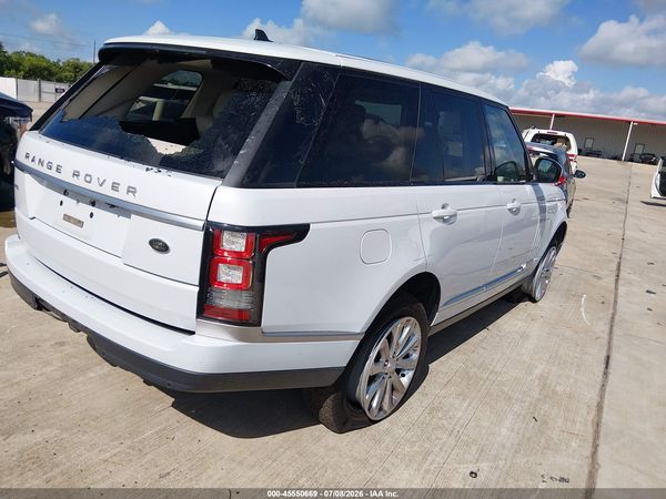 2016 LAND ROVER RANGE ROVER 3.0L V6 SUPERCHARGED HSE
