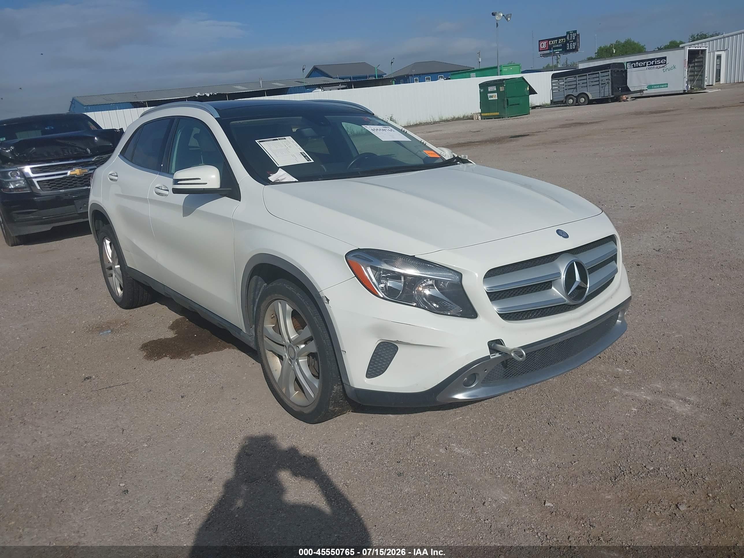 2015 MERCEDES-BENZ GLA 250 4MATIC