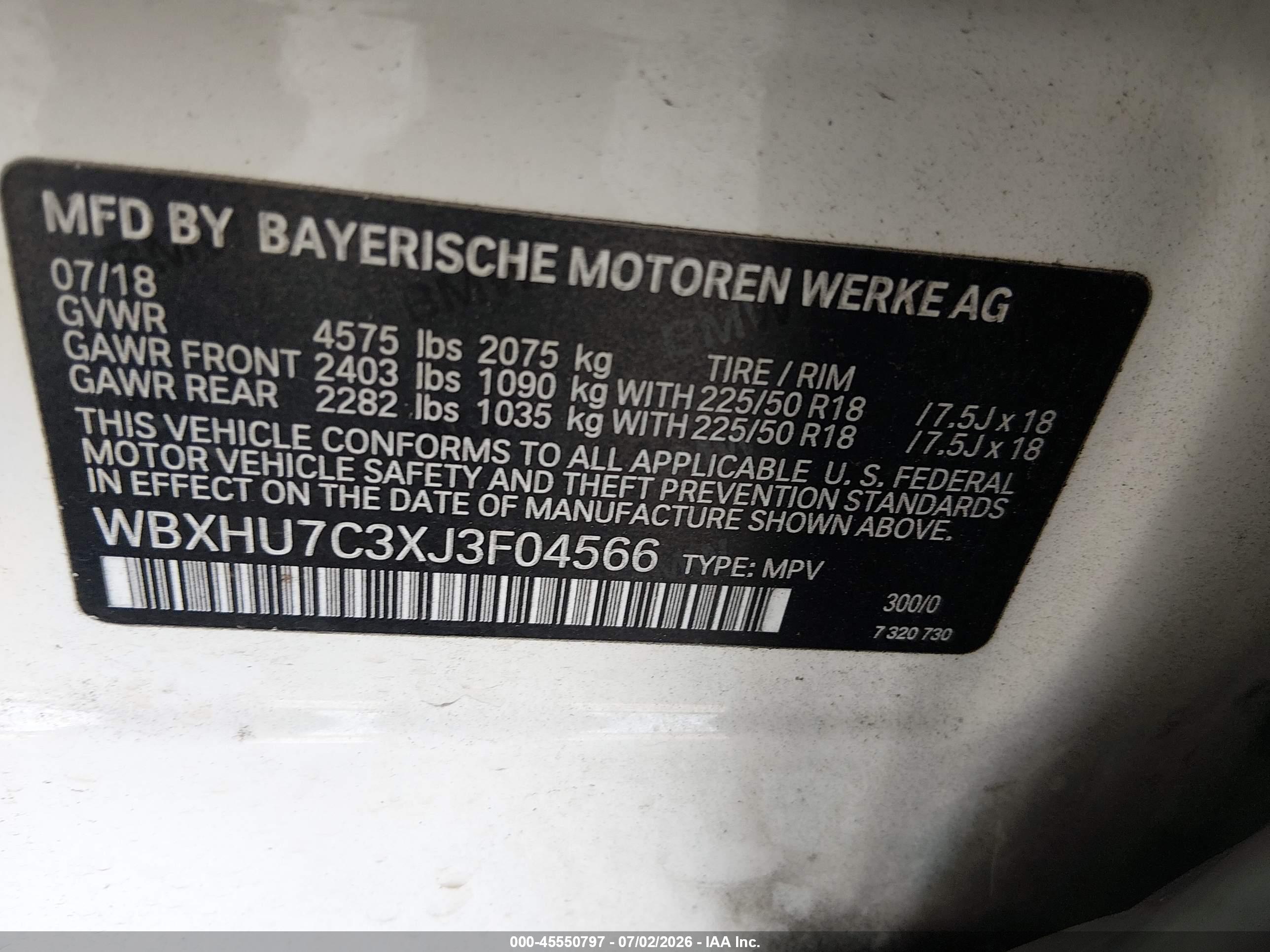 2018 BMW X1 SDRIVE28I