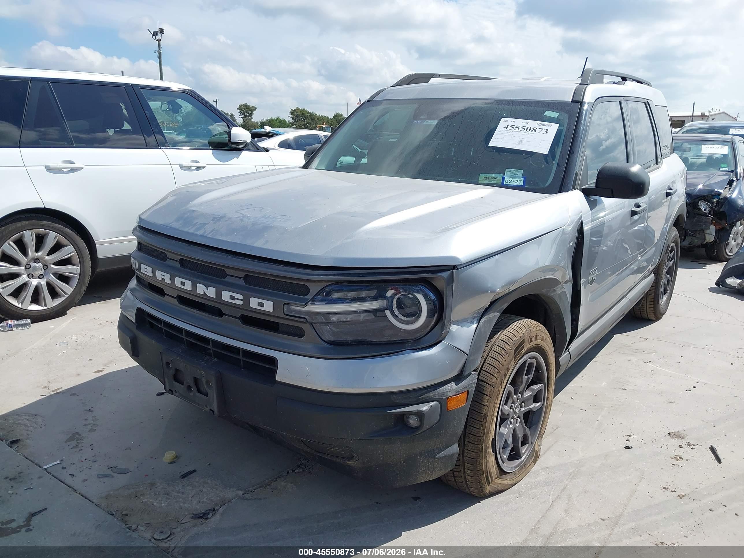 2022 FORD BRONCO SPORT BIG BEND — I2