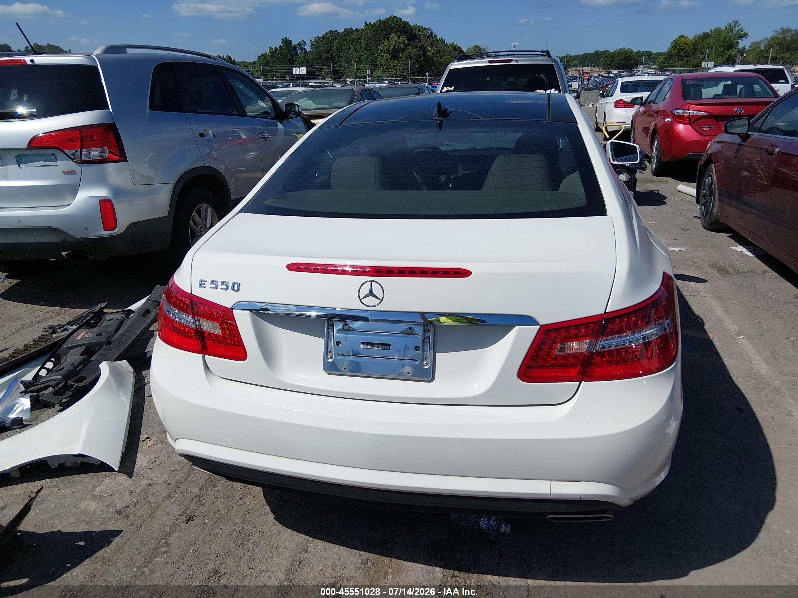 2011 MERCEDES-BENZ E 550 E550