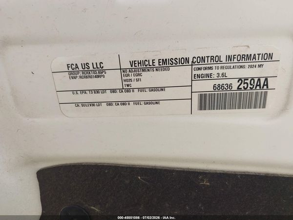2024 CHRYSLER PACIFICA TOURING L