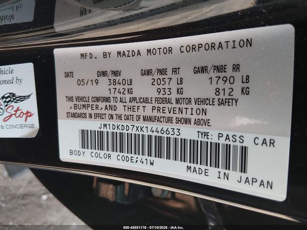 2019 MAZDA CX-3 GRAND TOURING