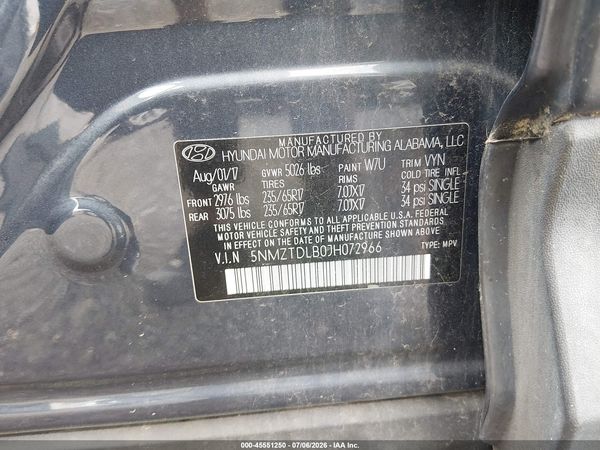 2018 HYUNDAI SANTA FE SPORT 2.4L