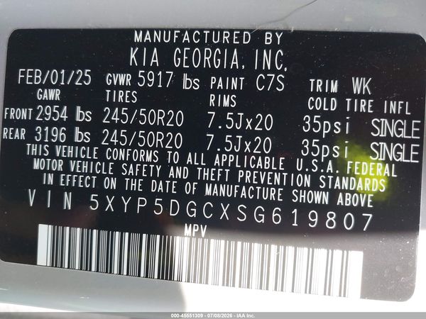 2025 KIA TELLURIDE SX X-LINE