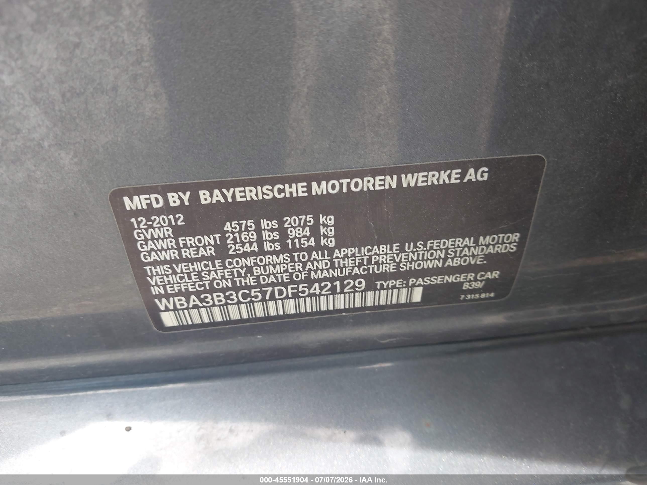 2013 BMW 328I XDRIVE