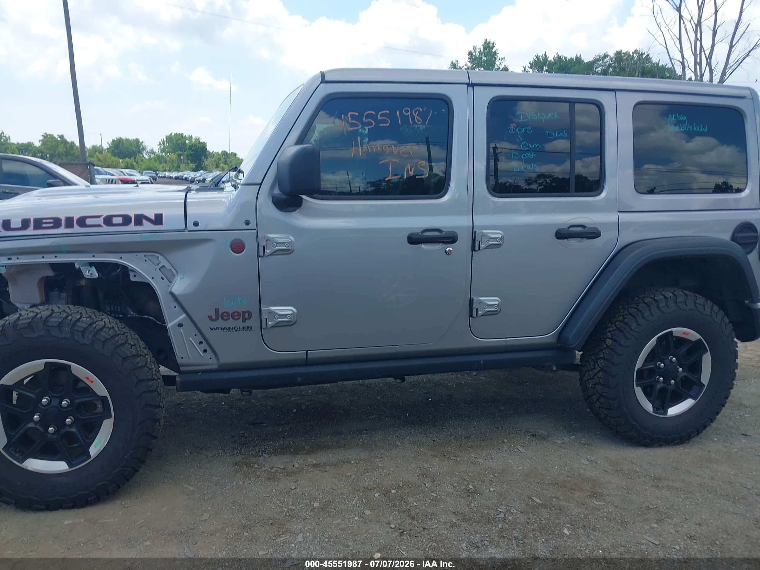 2020 JEEP WRANGLER UNLIMITED RUBICON 4X4