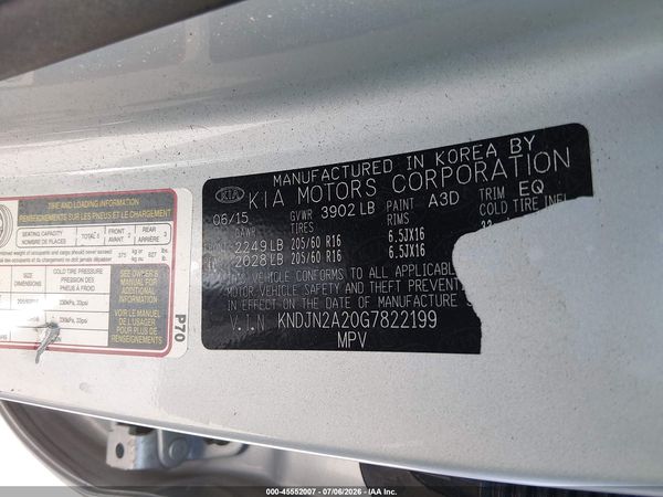 2016 KIA SOUL Plus