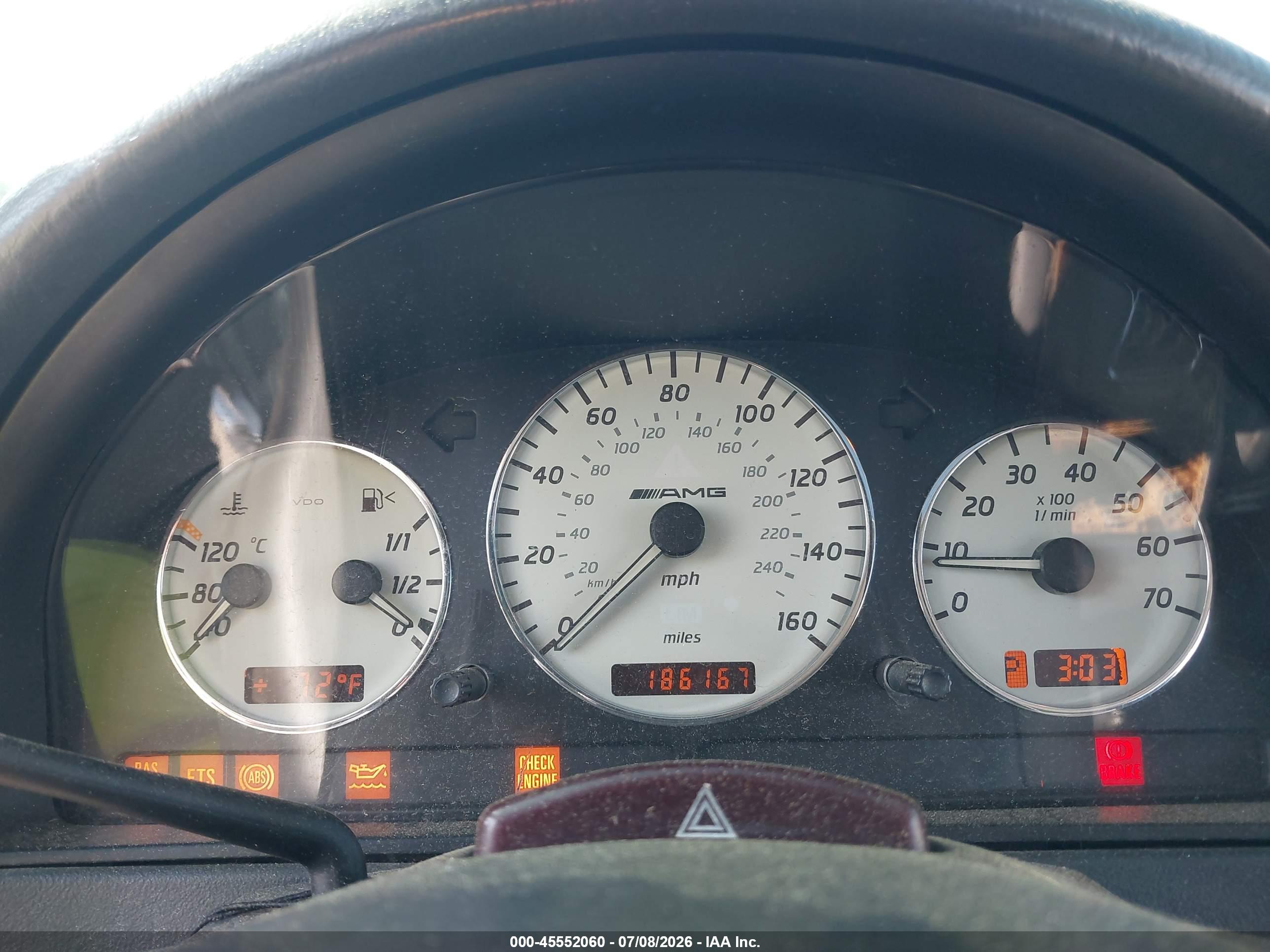 2001 MERCEDES-BENZ ML 55 AMG ML55