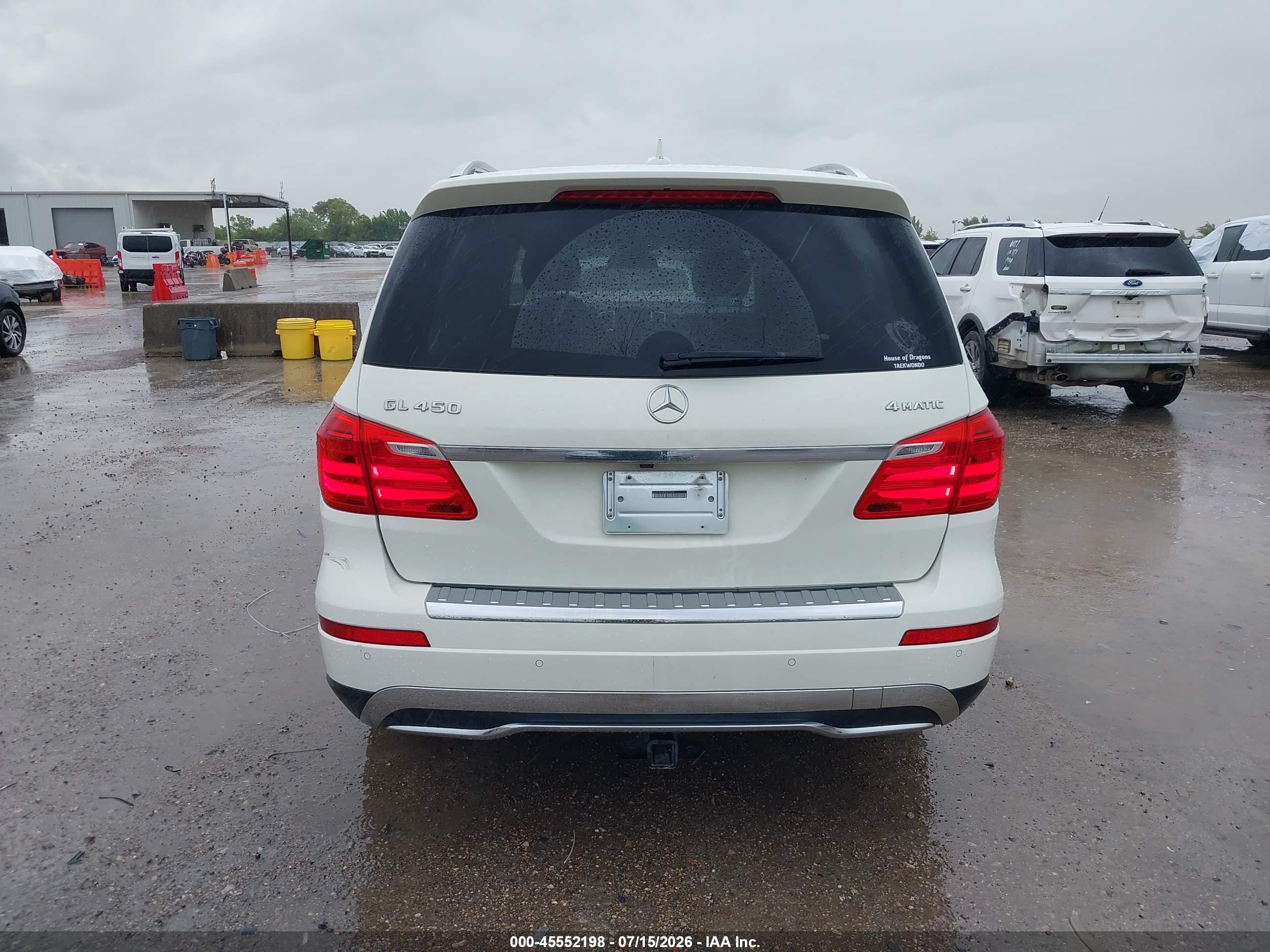 2013 MERCEDES-BENZ GL 450 4MATIC