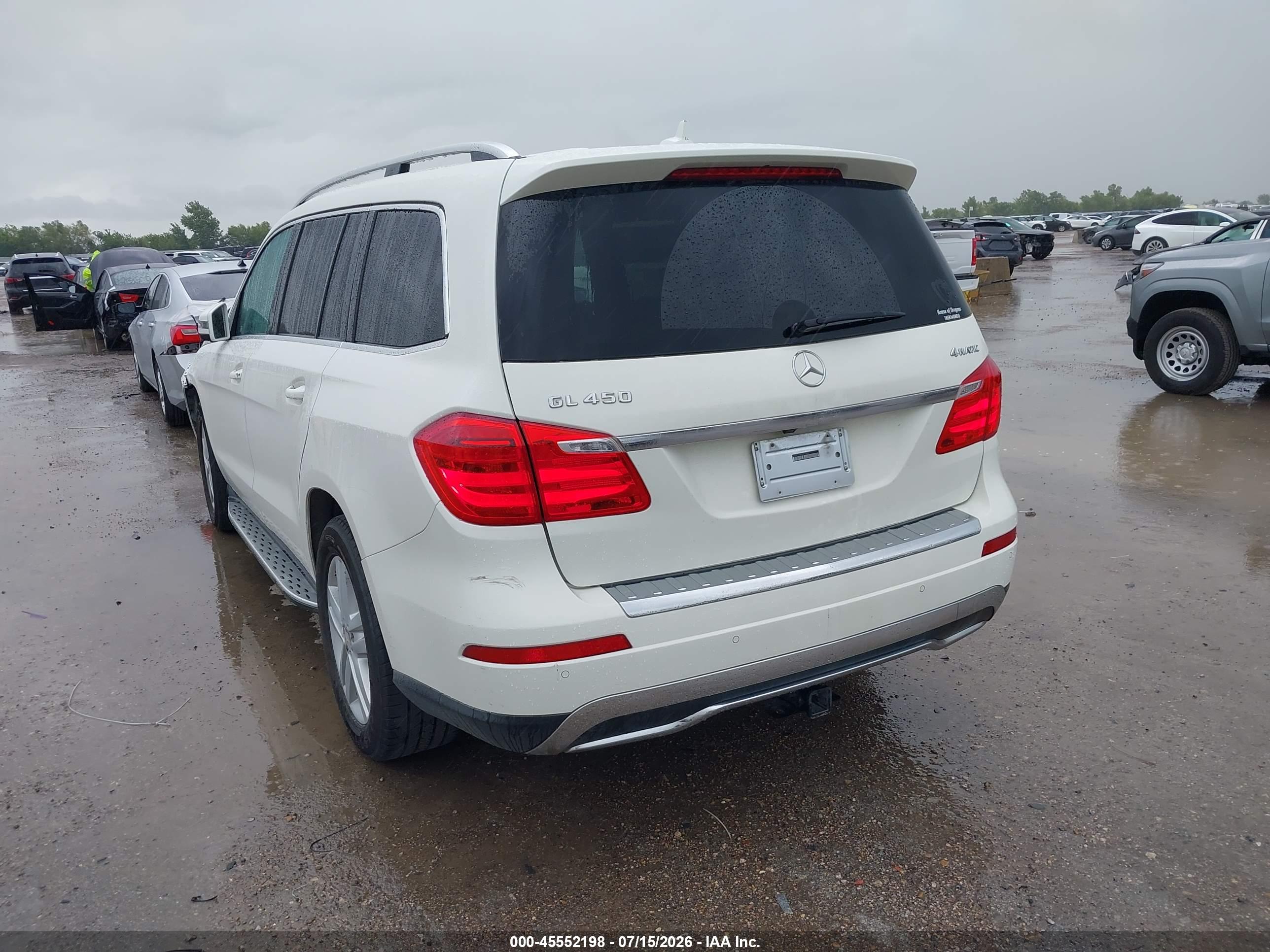 2013 MERCEDES-BENZ GL 450 4MATIC