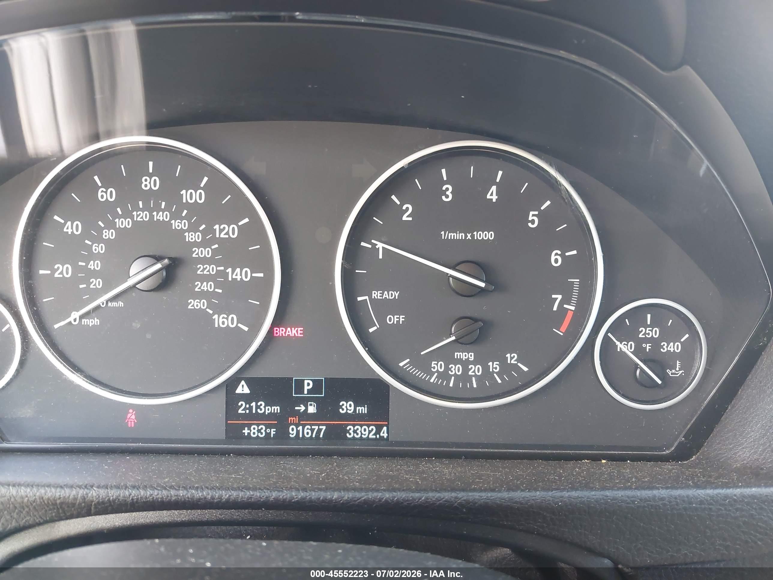 2016 BMW 320I SA