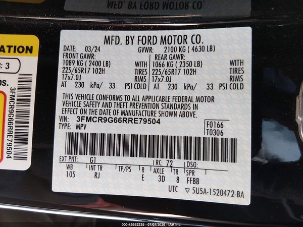 2024 FORD BRONCO SPORT HERITAGE