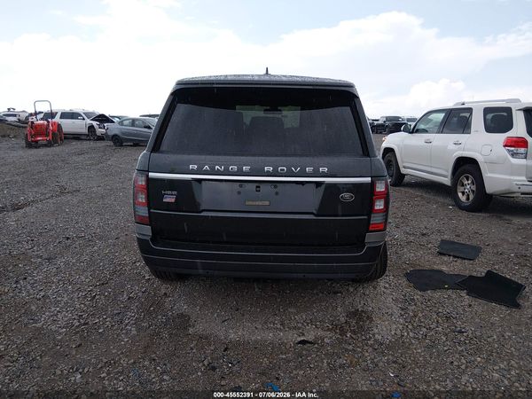 2016 LAND ROVER RANGE ROVER 3.0L V6 SUPERCHARGED HSE