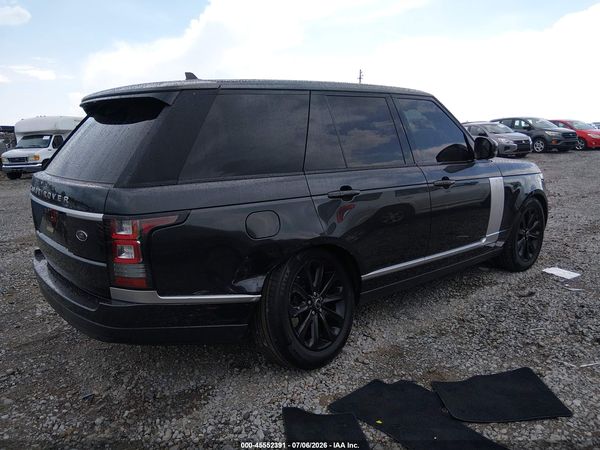 2016 LAND ROVER RANGE ROVER 3.0L V6 SUPERCHARGED HSE
