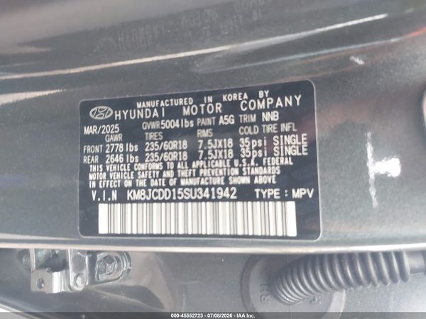 2025 HYUNDAI TUCSON HYBRID SEL CONVENIENCE