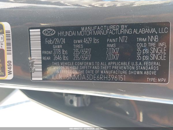 2024 HYUNDAI TUCSON SE