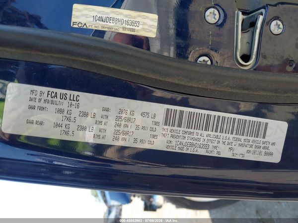2017 JEEP COMPASS LATITUDE
