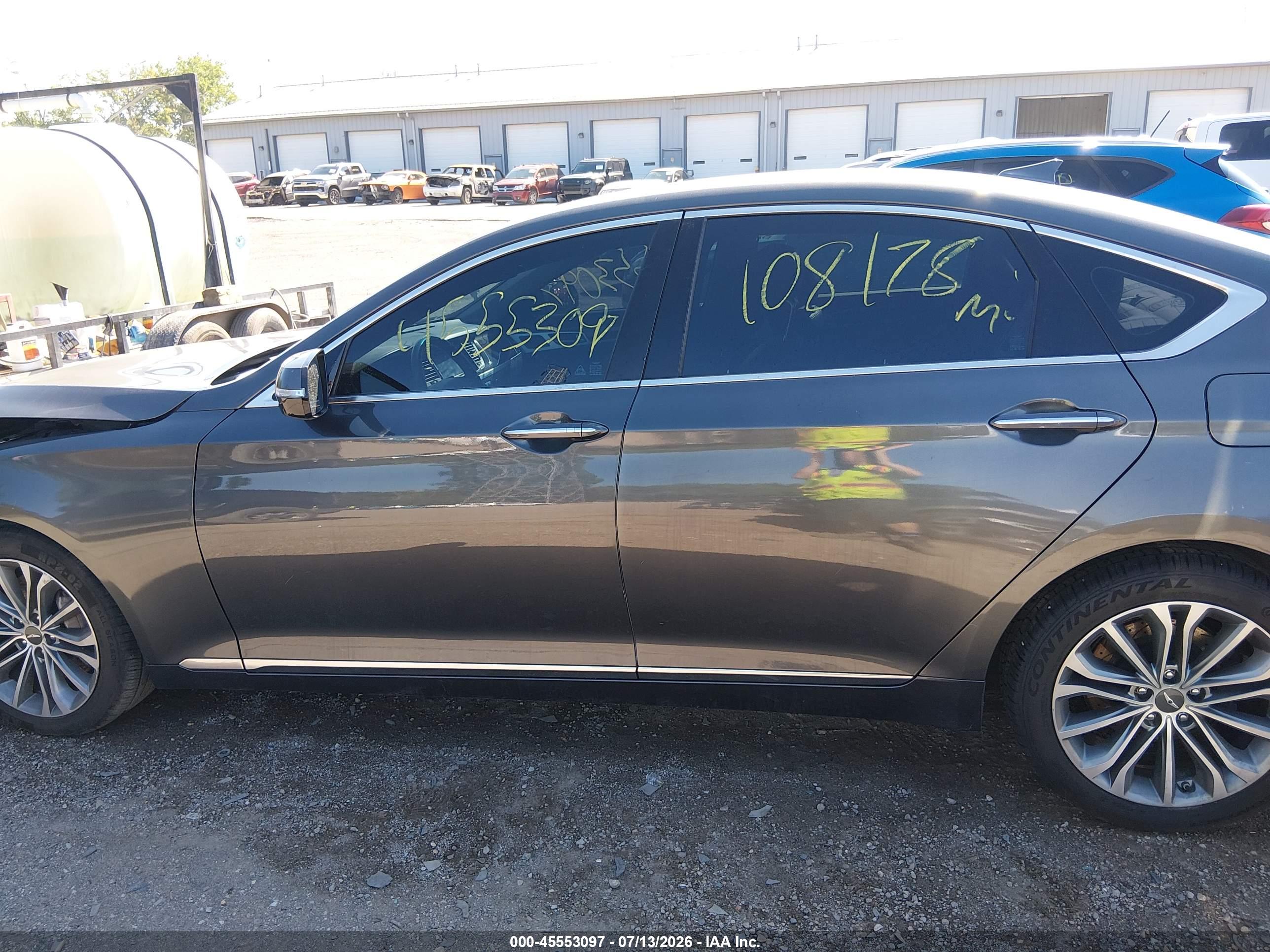 2017 GENESIS G80 3.8
