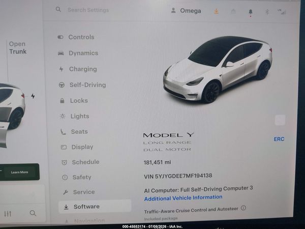 2021 TESLA MODEL Y