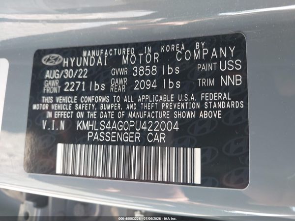 2023 HYUNDAI ELANTRA SEL