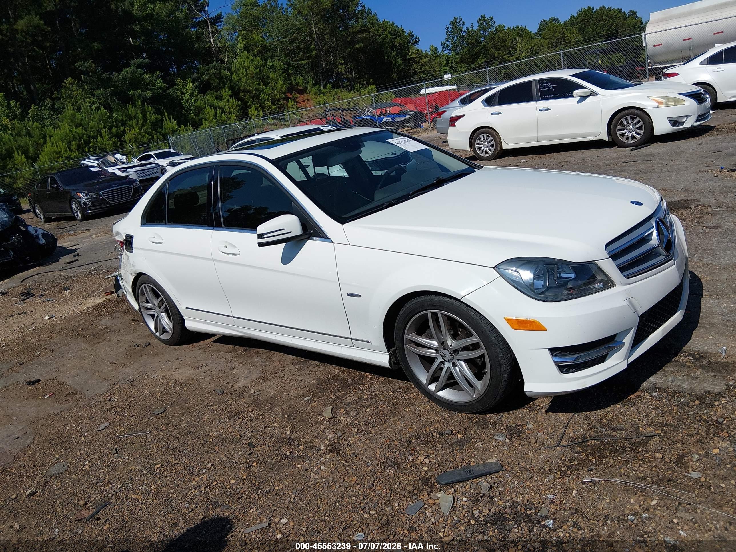 2012 MERCEDES-BENZ C 250 C250