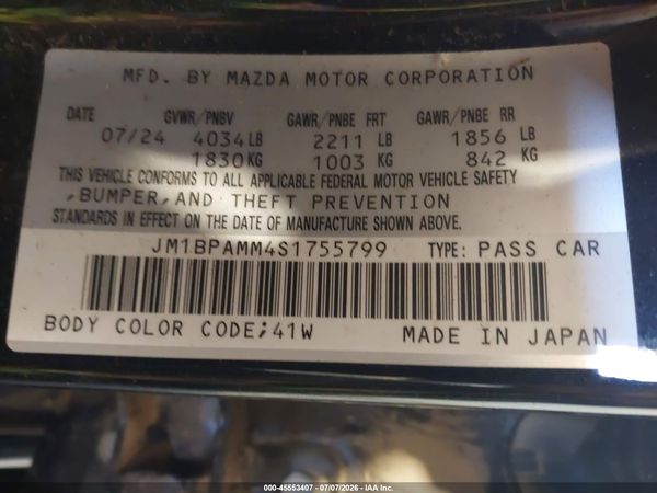 2025 MAZDA MAZDA3 2.5 S PREFERRED