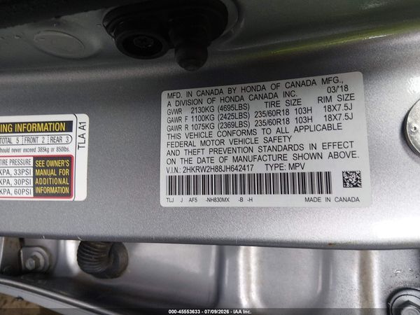 2018 HONDA CR-V EX-L/EX-L NAVI