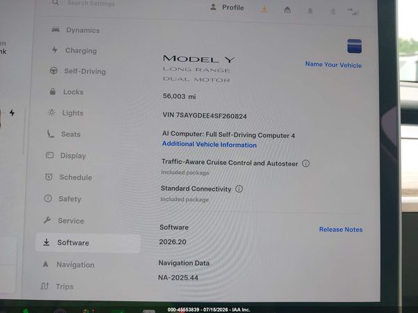 2025 TESLA MODEL Y