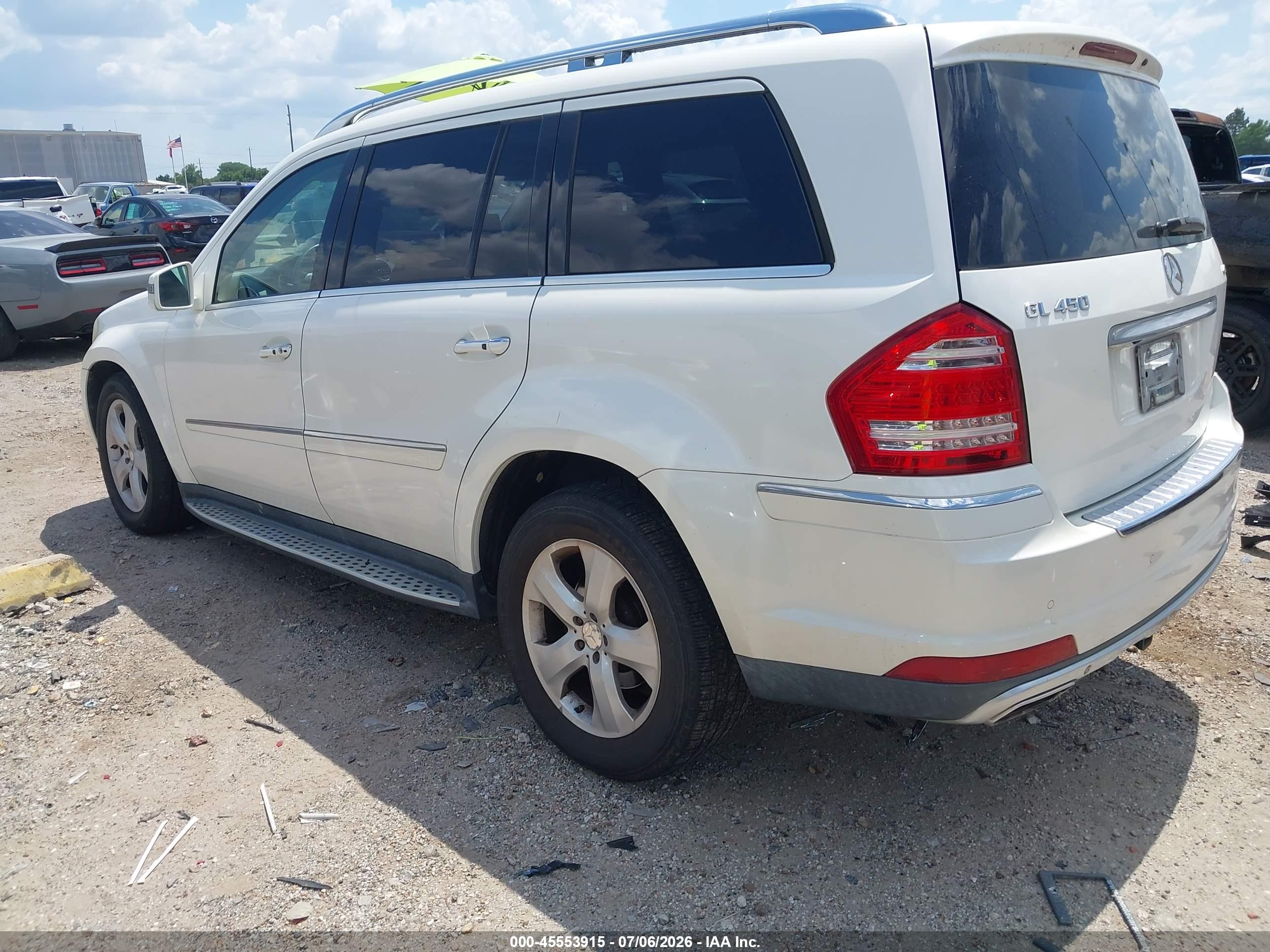 2011 MERCEDES-BENZ GL 450 GL450 4-MATIC