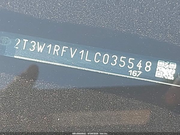 2020 TOYOTA RAV4 XLE