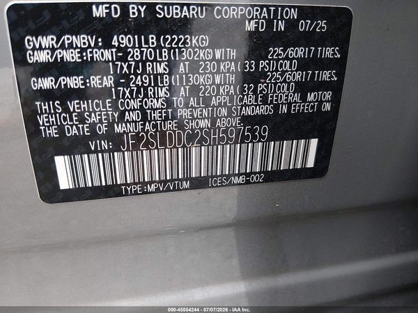 2025 SUBARU FORESTER PREMIUM