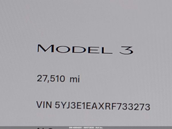 2024 TESLA MODEL 3