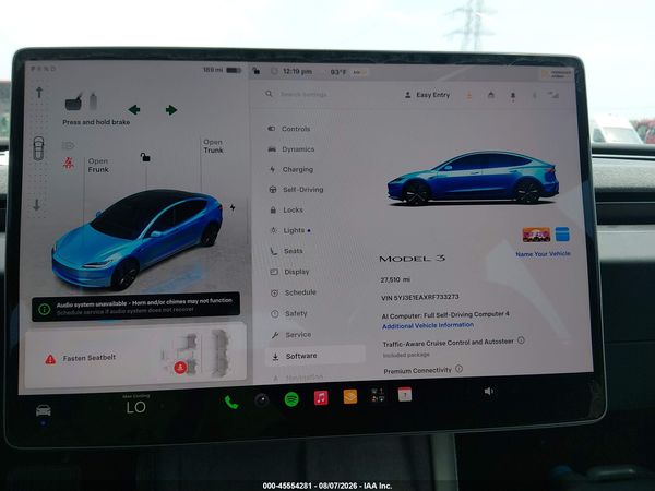2024 TESLA MODEL 3