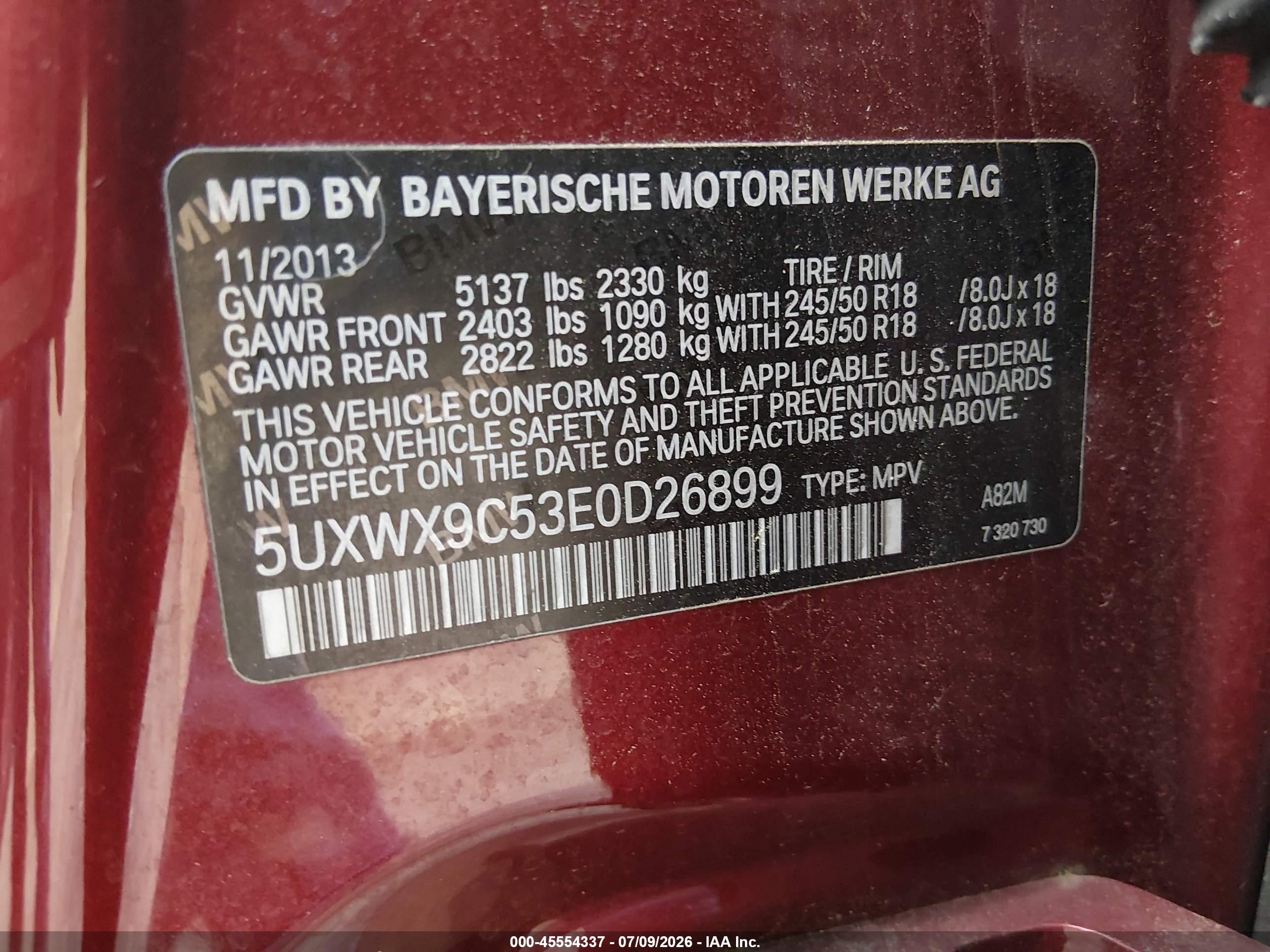 2014 BMW X3 XDRIVE28I