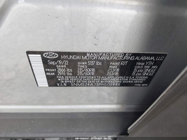 2023 HYUNDAI SANTA FE SEL