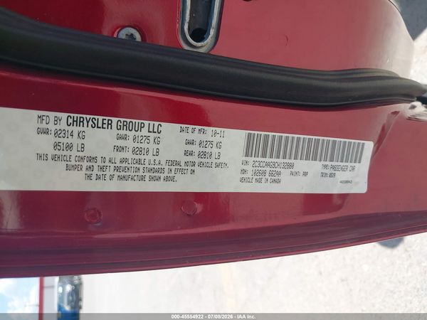2012 CHRYSLER 300 Base/Limited
