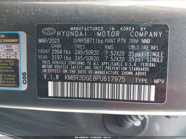 2023 HYUNDAI PALISADE XRT