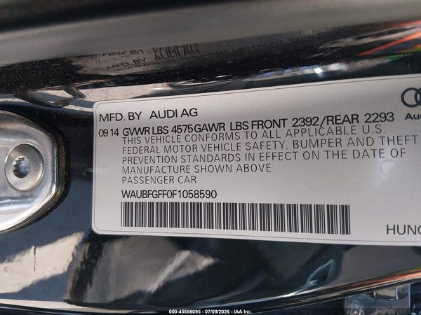 2015 AUDI A3 2.0T PREMIUM