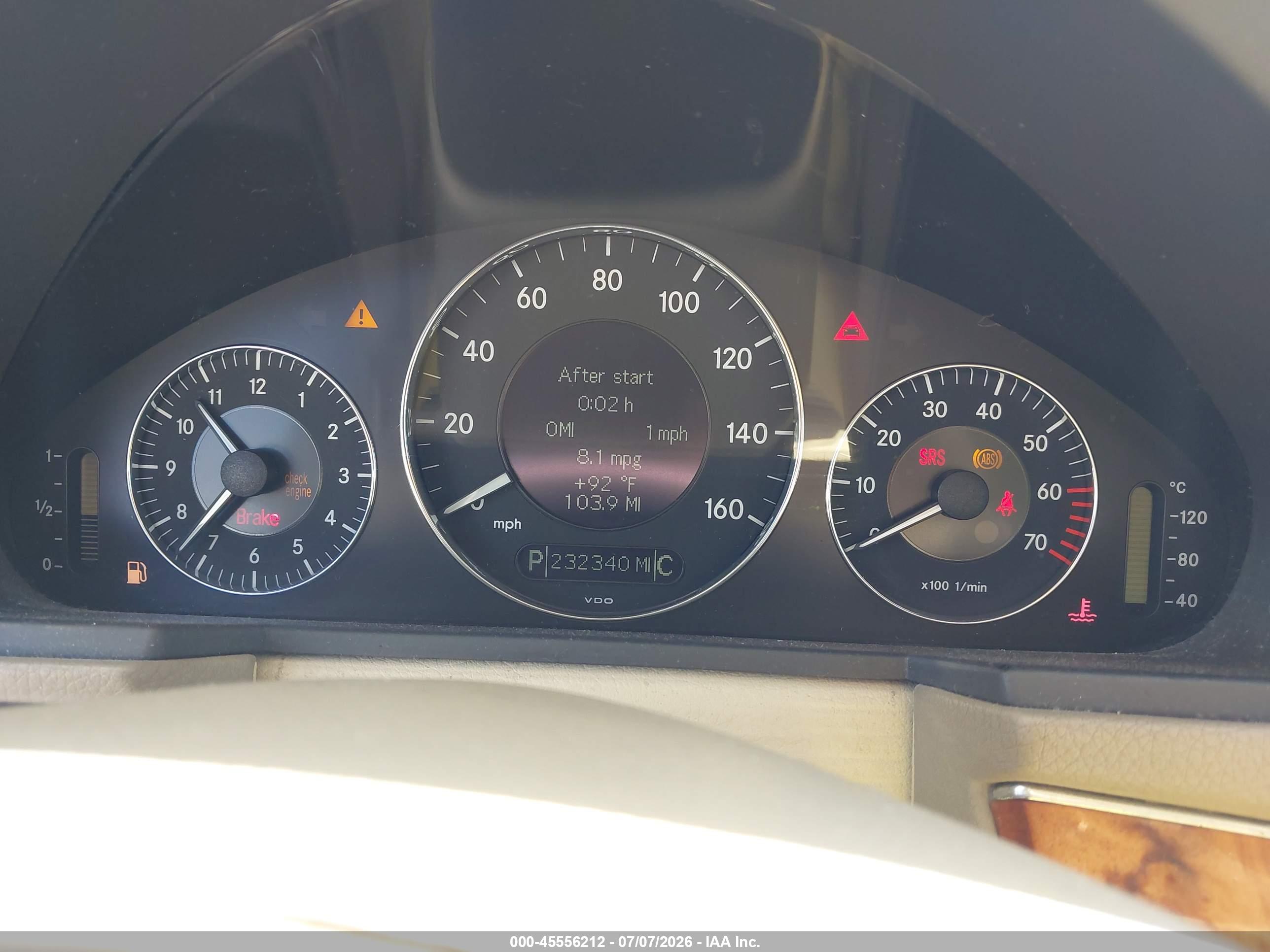 2004 MERCEDES-BENZ E 320 E320
