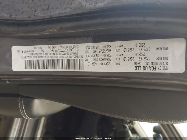2016 DODGE DURANGO CITADEL