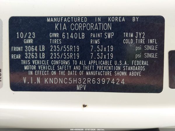 2024 KIA CARNIVAL MPV EX