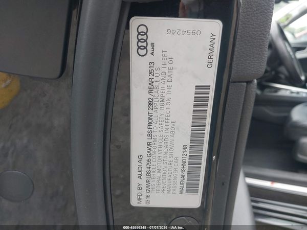 2017 AUDI A4 PREMIUM PLUS
