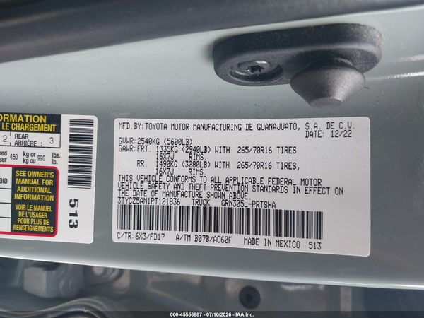 2023 TOYOTA TACOMA TRD OFF ROAD