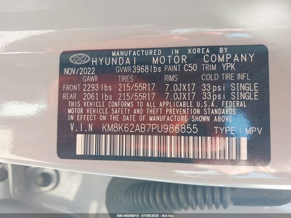 2023 HYUNDAI KONA SEL