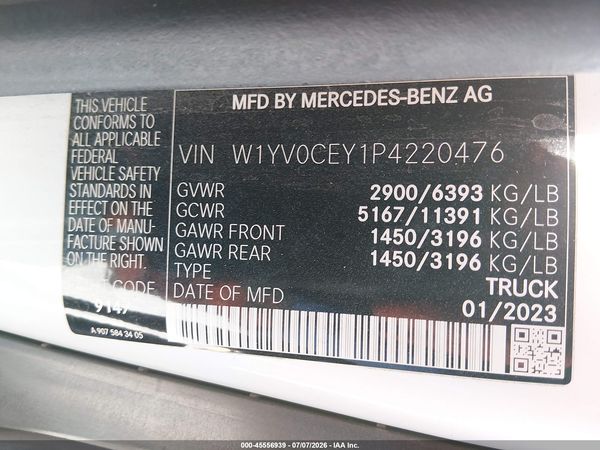 2023 MERCEDES-BENZ METRIS 447 (VS20)