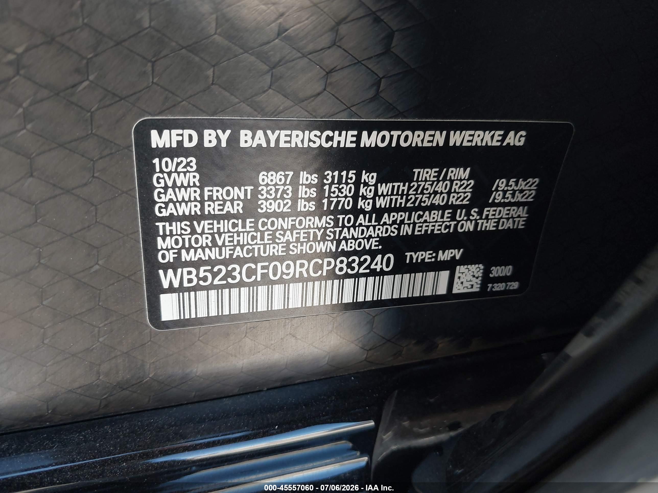 2024 BMW IX XDRIVE50