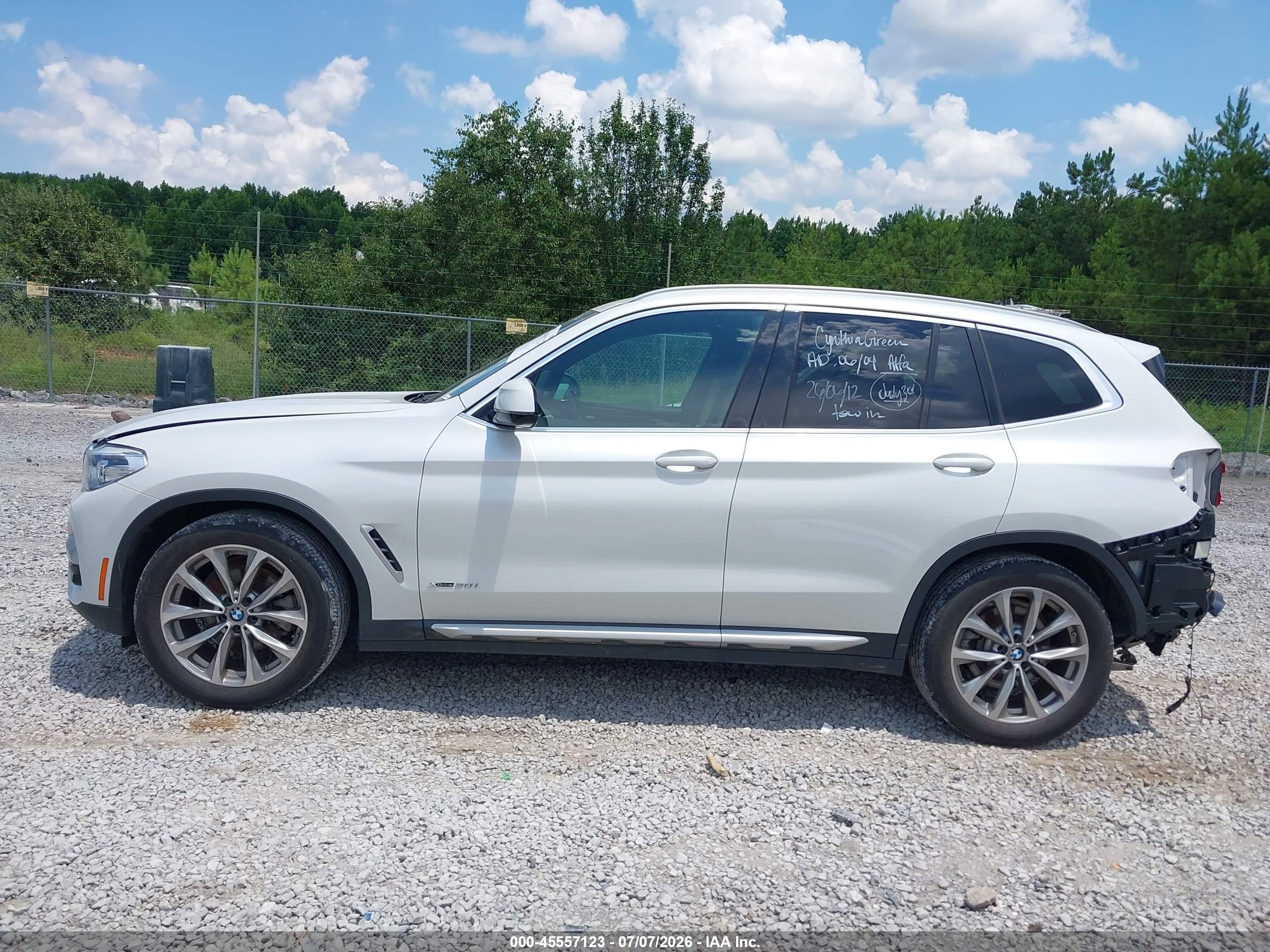 2018 BMW X3 XDRIVE30I