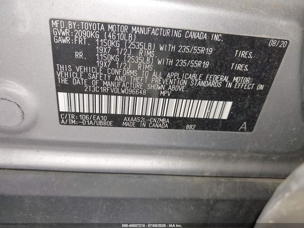 2020 TOYOTA RAV4 XLE PREMIUM