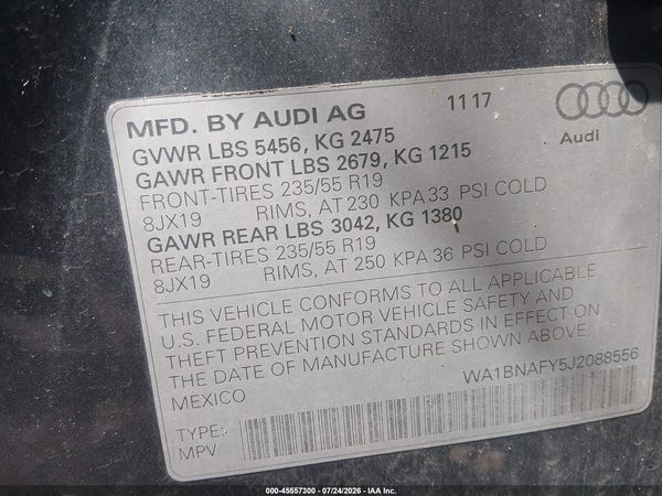 2018 AUDI Q5
